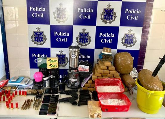 Casal que usava casa para preparar e armazenar drogas é preso em Irecê