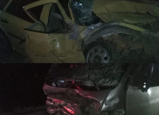 Batida de frente entre dois veículos deixa feridos em rodovia de Presidente Dutra