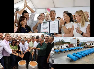 Governador Jerônimo entrega insumos e máquinas para enfrentamento à seca no Território de Irecê