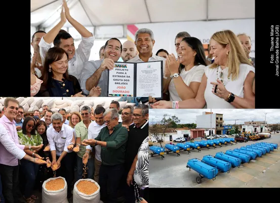 Governador Jerônimo entrega insumos e máquinas para enfrentamento à seca no Território de Irecê