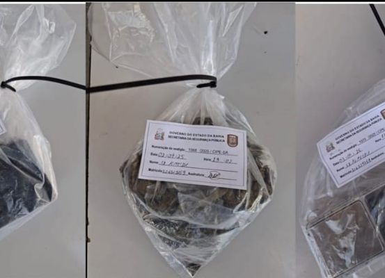 Homem é preso e adolescente apreendido por tráfico de drogas em Irecê