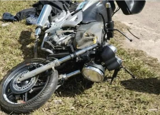 Motociclista se acidenta na BA-434, em Uibaí, e é hospitalizado