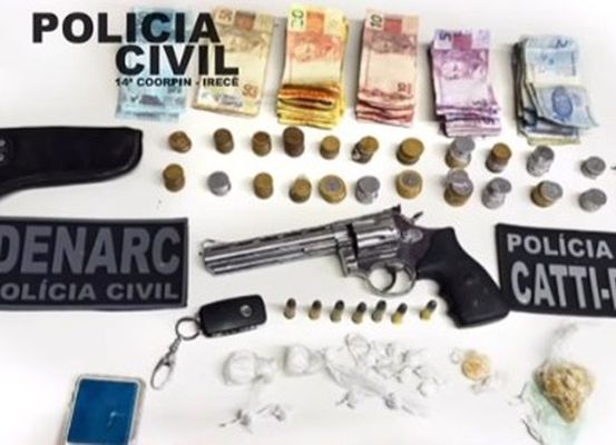 Polícia Civil localiza homem que vendia drogas e andava armado em Irecê