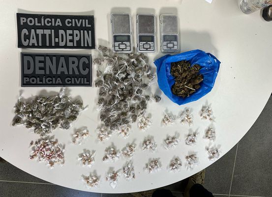 Três suspeitos são presos em flagrante e drogas são apreendidas em Irecê